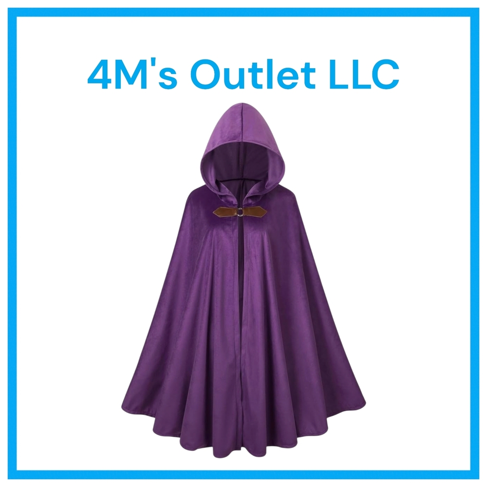Purple Hooded Cape